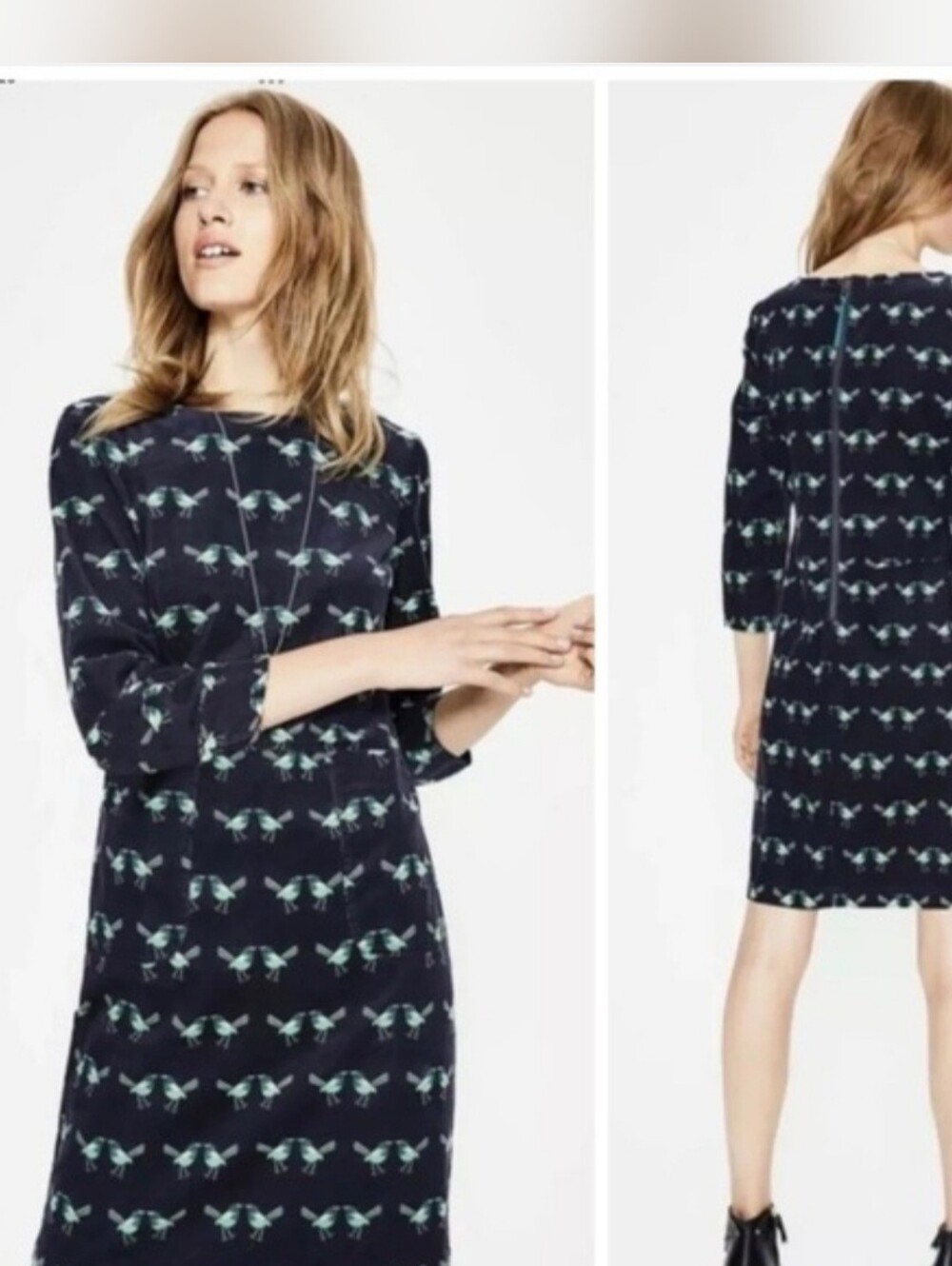 Boden Amber Cord Dress w/pockets
